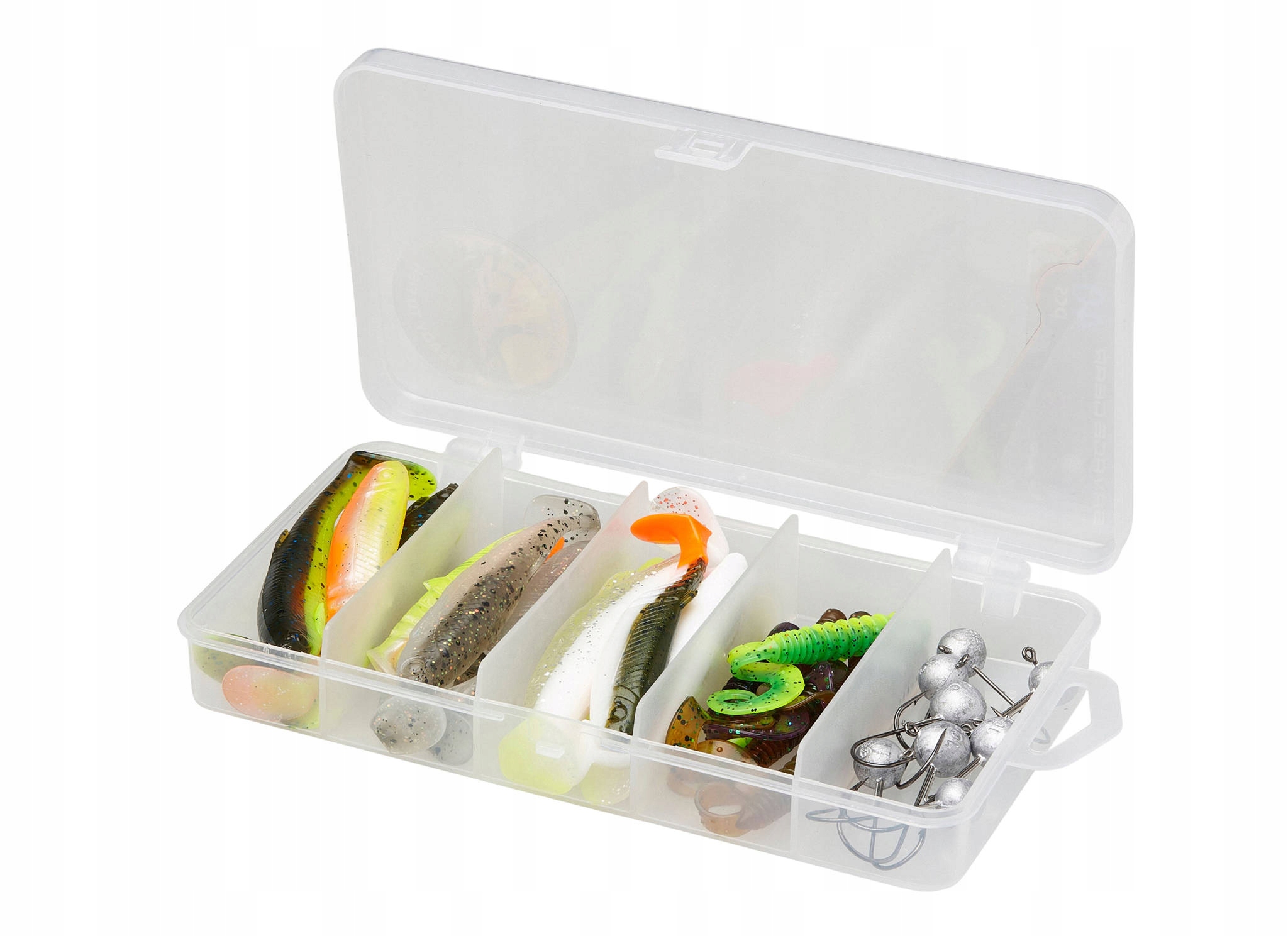 Zestaw Gum Savage Gear Perch Academy Kit 32szt. na okonie pudełko