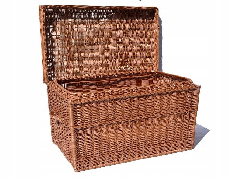 KUFER WIKLINOWY KOSZ NA PRANIE BIELIZNĘ 330L