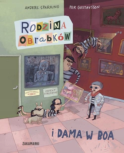 Rodina Obrabků a Dáma v Boa Knížka pro Děti Čtení Povídka