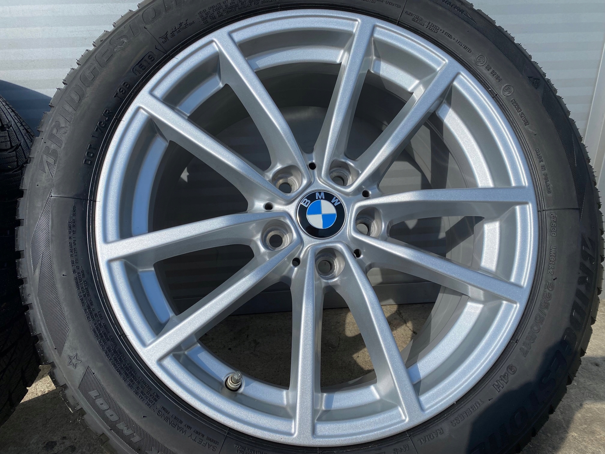 OEM felgi 3 G20 G21 17 V778 + czujnik rdc Rodzaj opon Zimowe