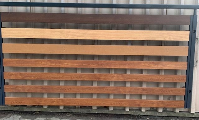 PROFIL 120x20 mm alum, drewnopodobny orzech, 1 mb dostępny od ręki Długość (cm) 100