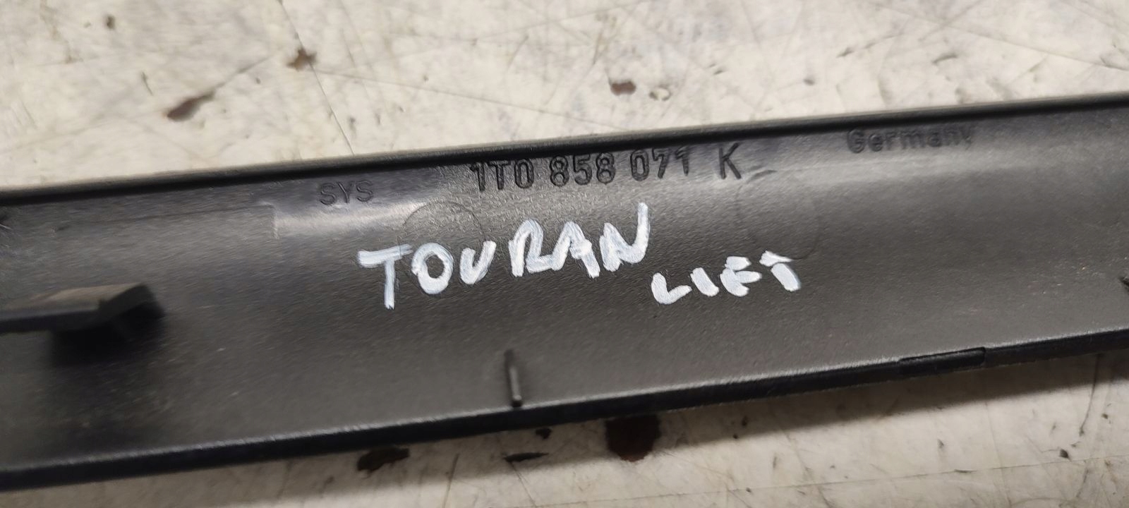 frame radia VW Touran and LIFT 1,4 TSI