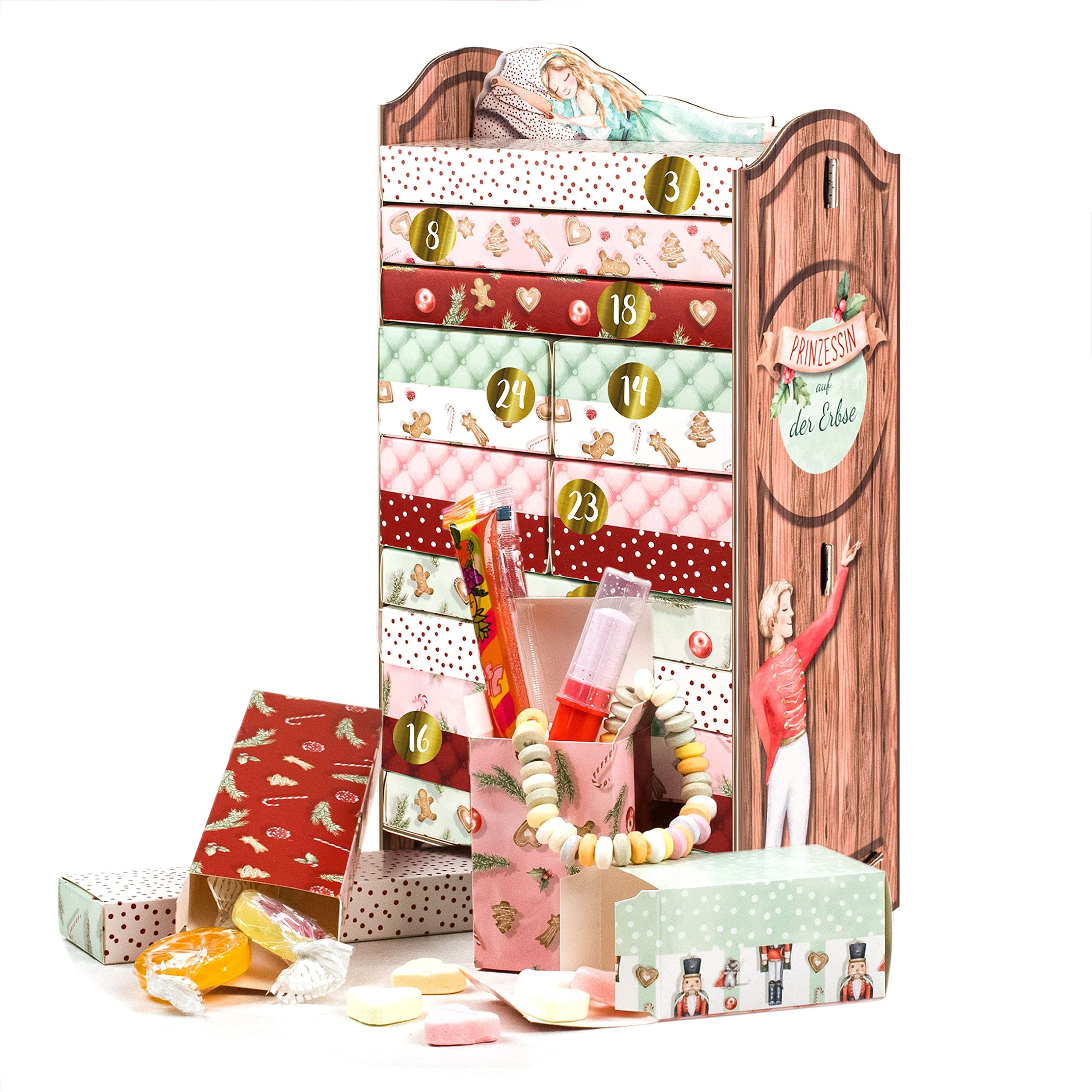 Adventní Kalendář 24 Krabiček Na Naplnění Diy Princezna Postel