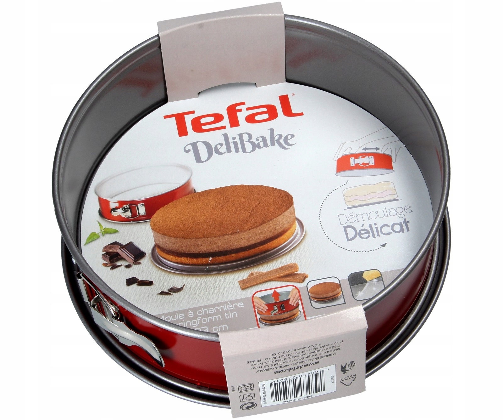 

Forma do pieczenia biszkoptu 23cm Tefal | metal