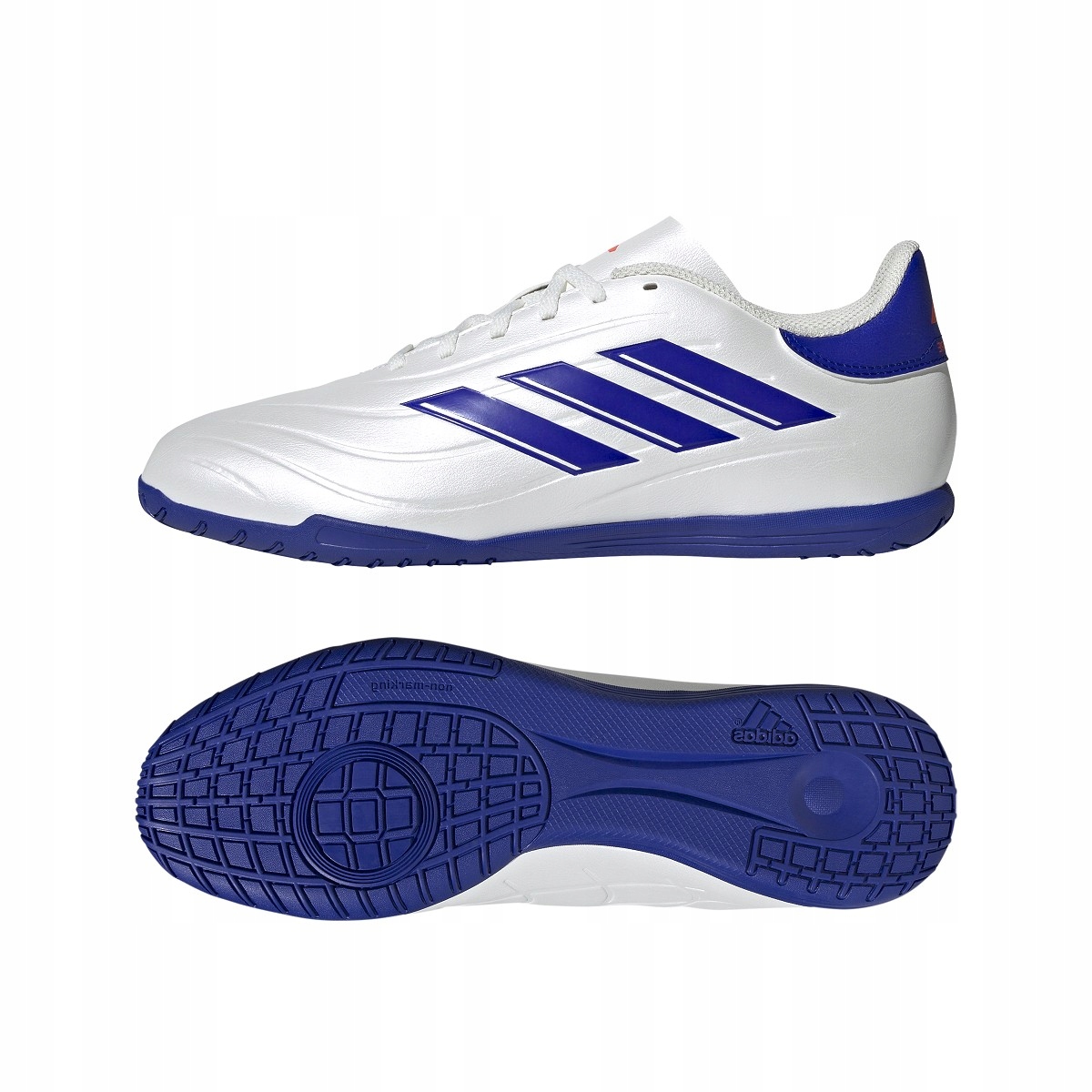 adidas IG8689 pánské sportovní boty do haly, bílé, vel.