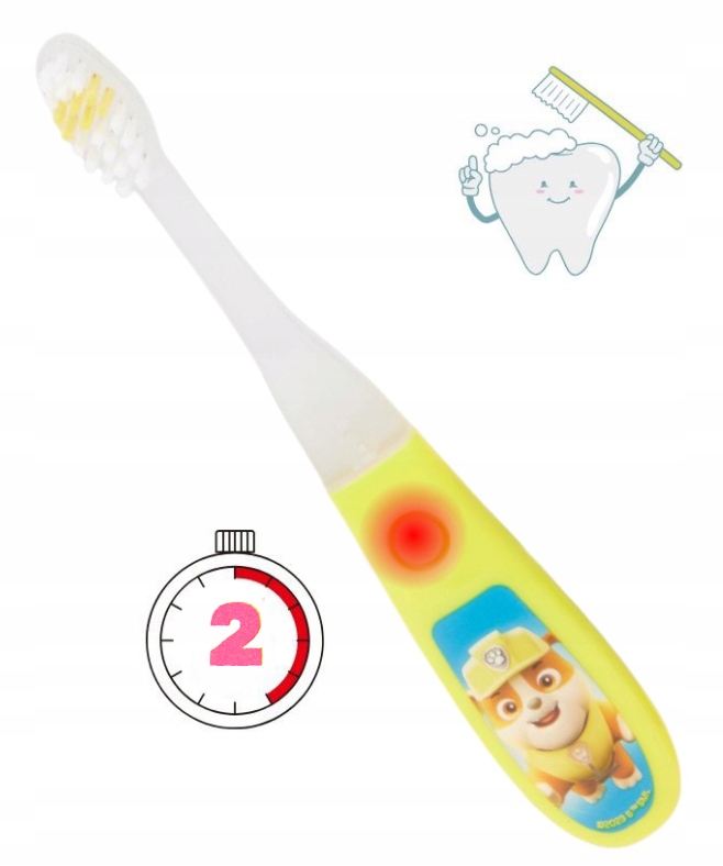 Szczoteczka do zębów z timerem + kubek Psi Patrol RUBBLE dla dzieci Kod producenta 2183/2578314