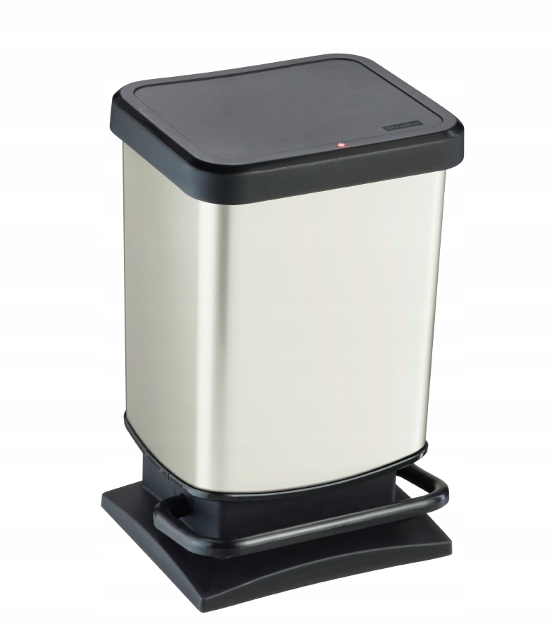Levně Odpadkový koš s pedálem Rotho Paso 20 l bílý