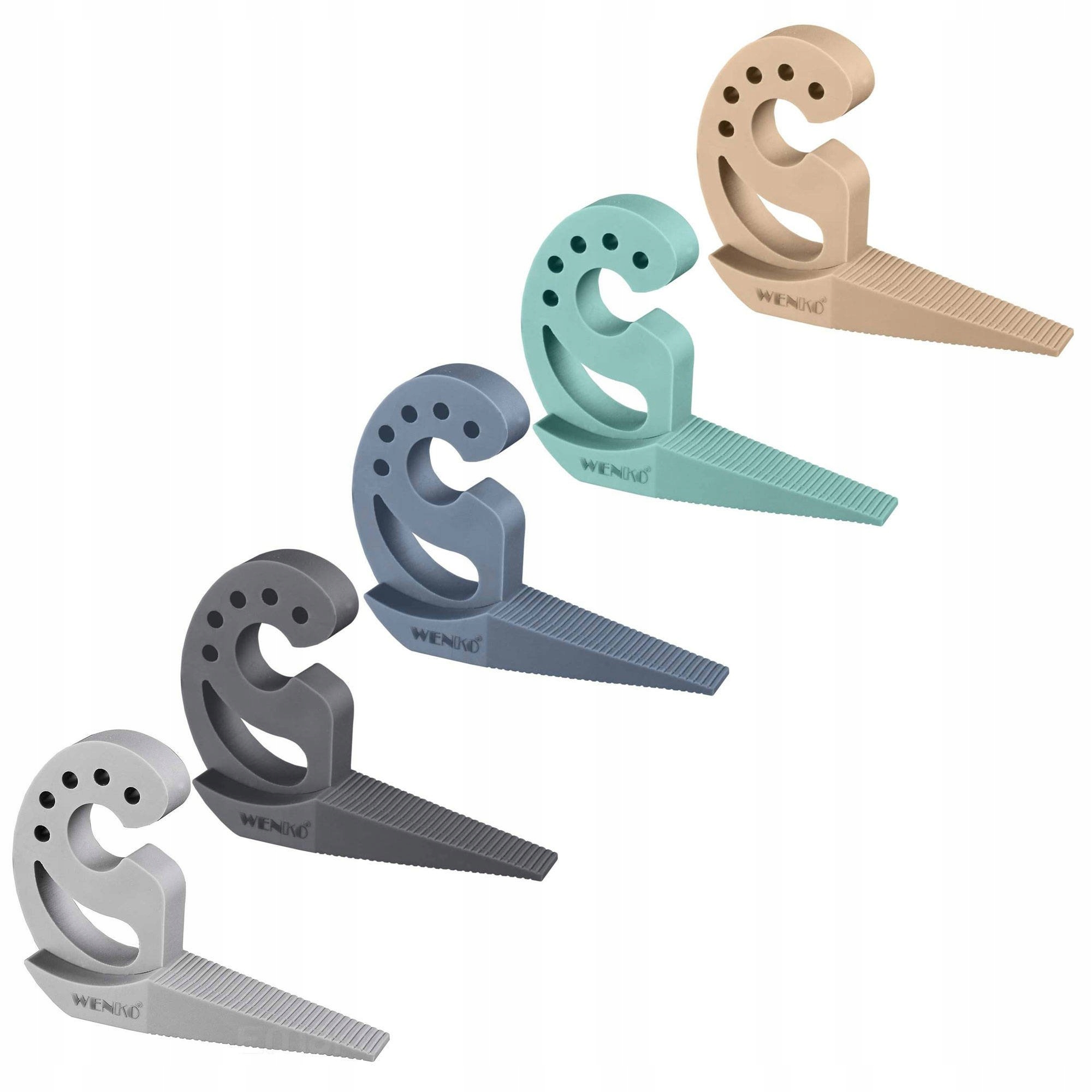 Stoper do drzwi MULTI - STOP, WENKO Kolor szary