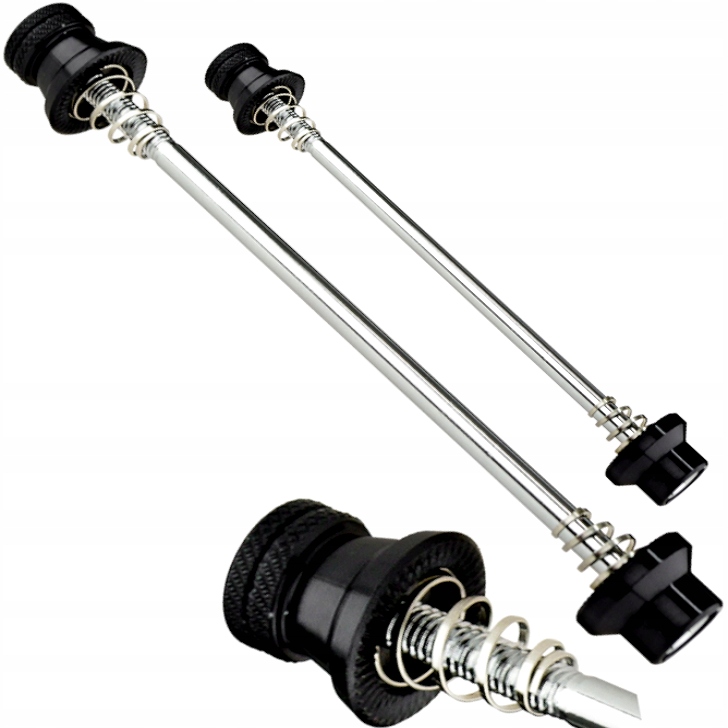 Zacisk piasty ACCENT BOLT przód + tył, czarny