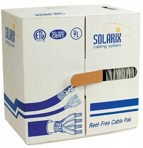 Inštalačný kábel Solarix CAT5E Ftp Pvc Eca 305m/ box SXKD-5E-FTP-PVC…