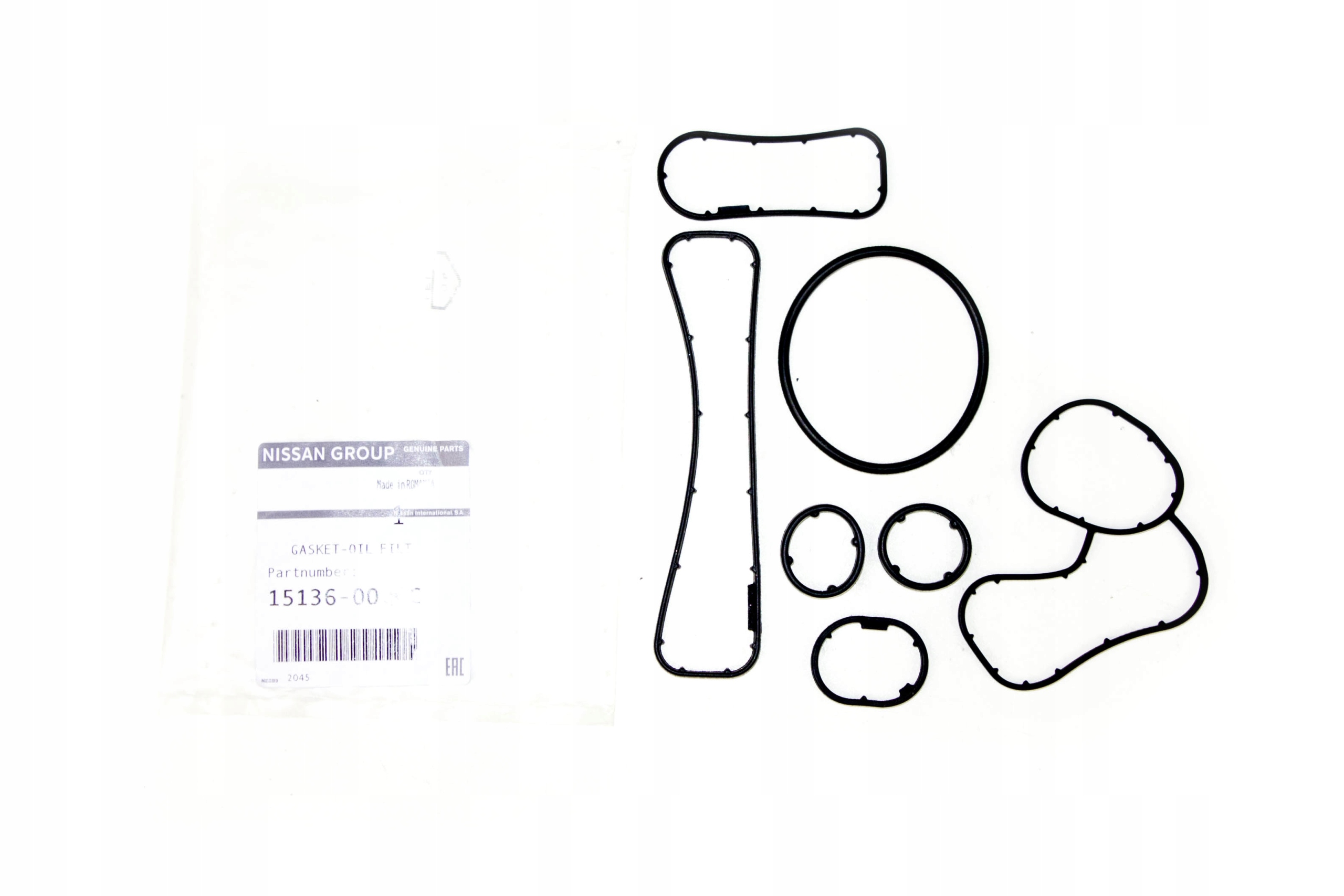 15136-00Q0C - ПРОКЛАДКА МАСЛЯНОГО ФИЛЬТРА KPL RENAULT 2.3 DCI