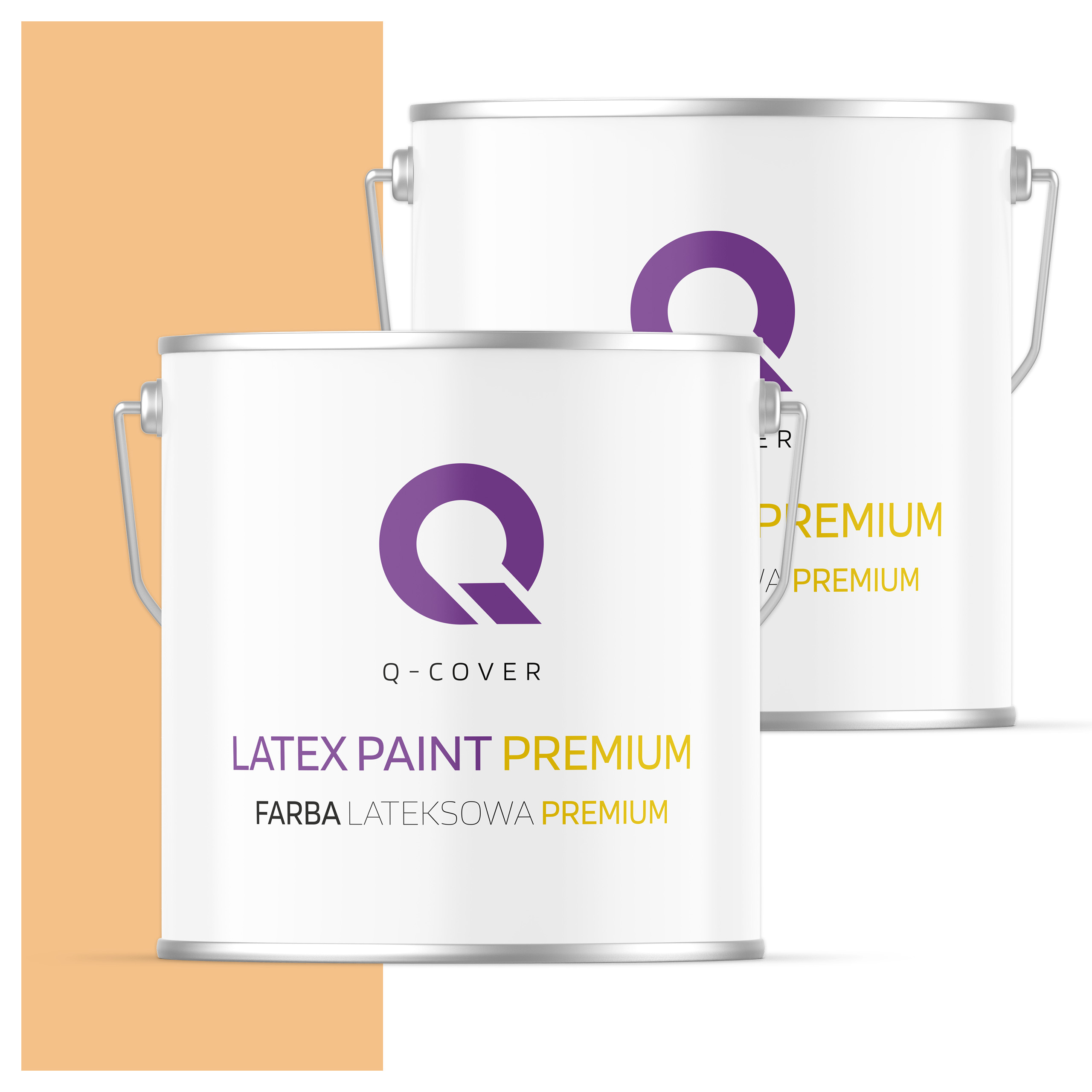 Farba odolná voči škvrnám Umývateľná na steny stropov 5L Hlboká matná oranžová svetlá