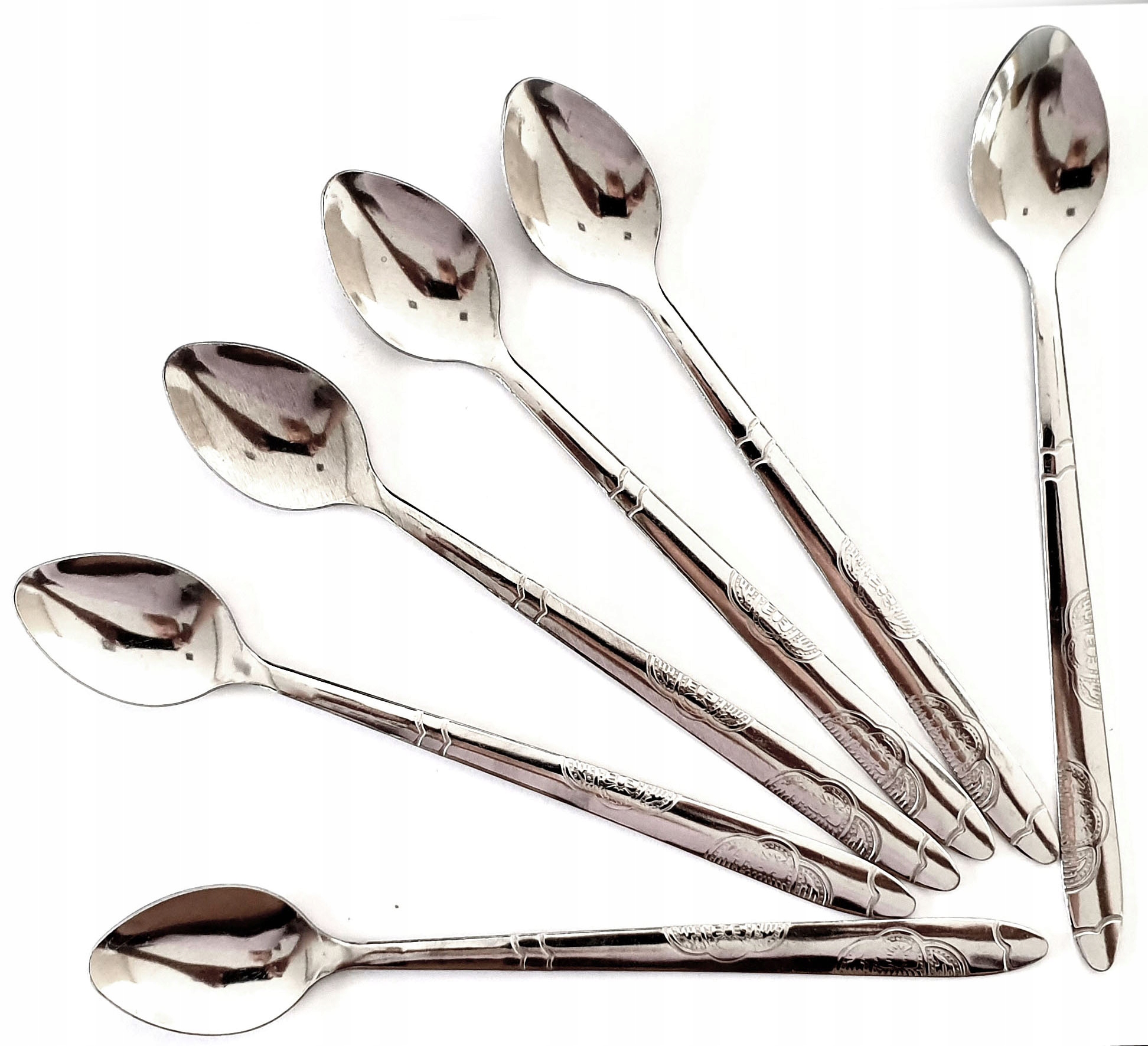 łyżeczki deserowe długie do lodów deserów  18cm  6szt  -  MB-6163 — 7