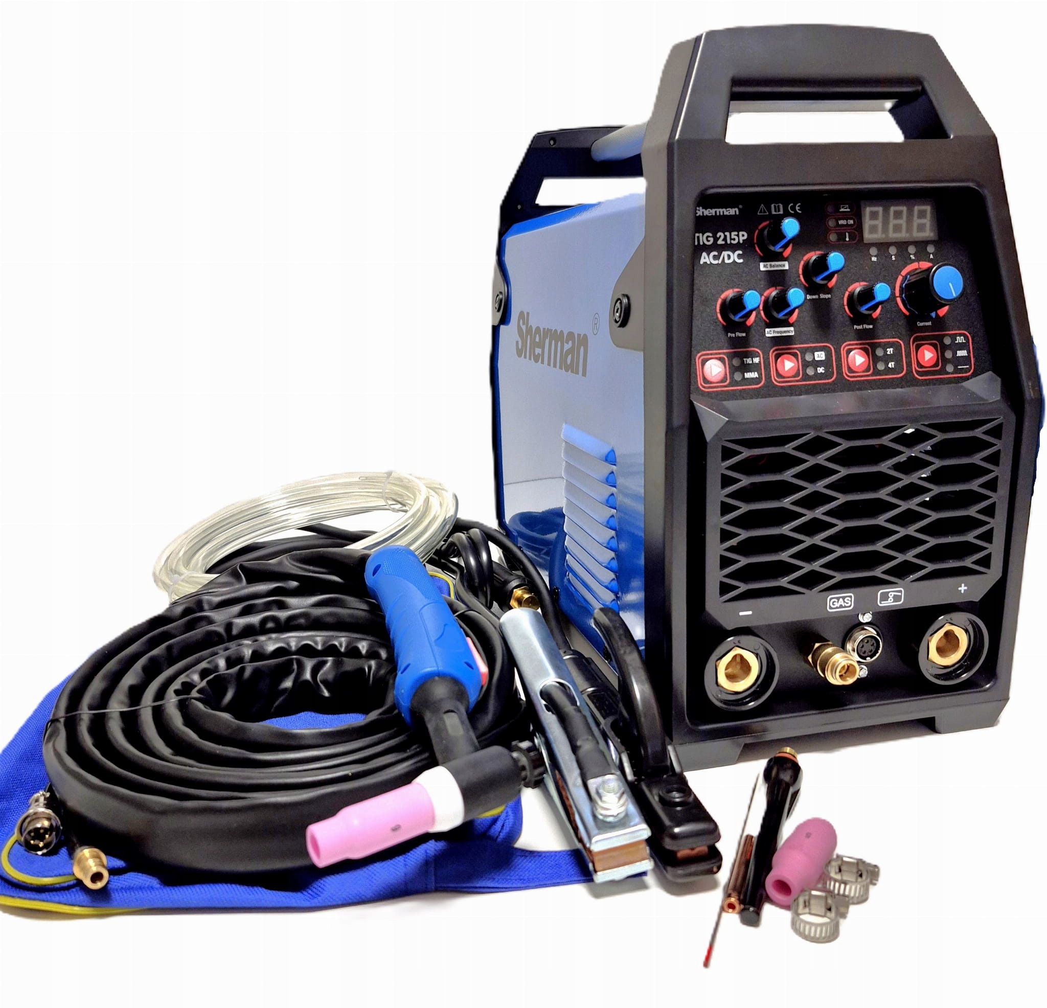 Spawarka Tig Ac/dc 215P Sherman 200A Igbt Mma Puls, Hf, 230V