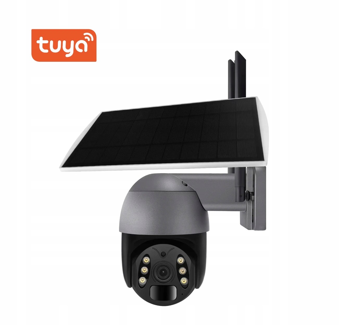 Bot Vonkajšia múdra Ptz kamera SC2 so solárnym panelom čierna WiFi