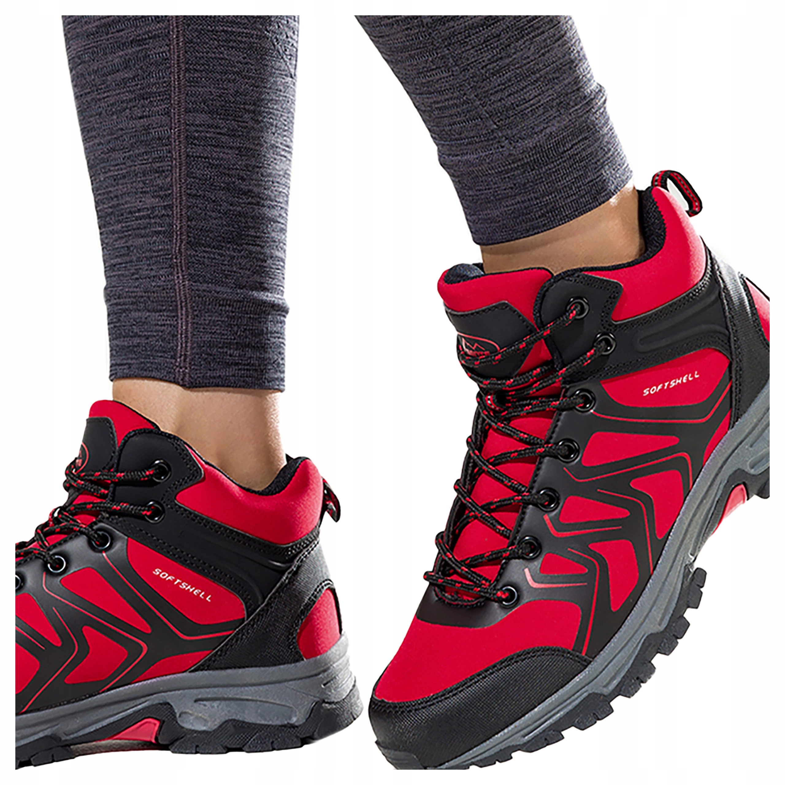 Sportovní obuv Trekking Dámská Softshell Červená Trekkingi velikost 41