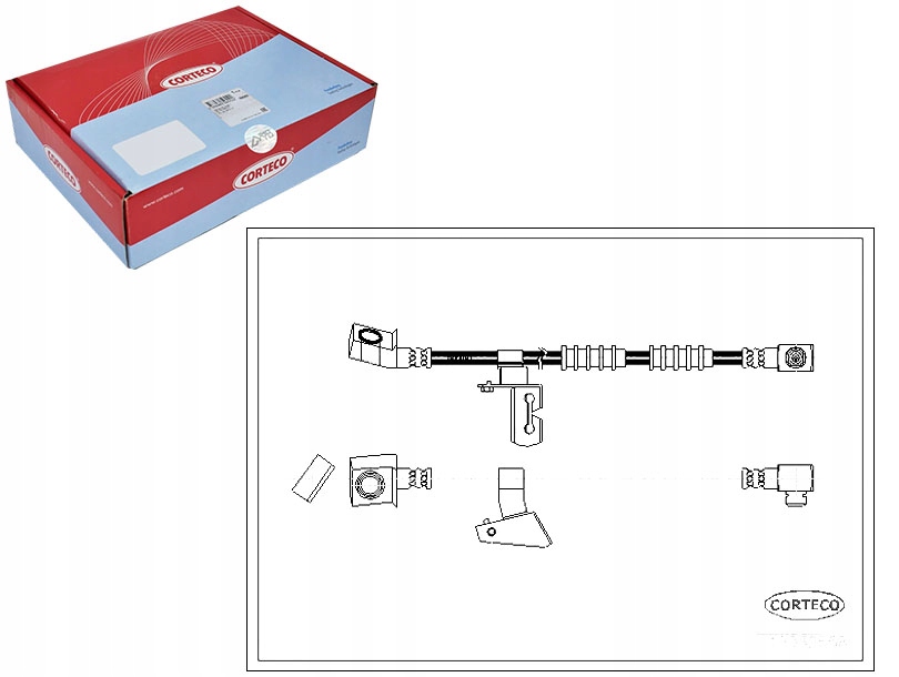 тормозной шланг CHRYSLER Corteco