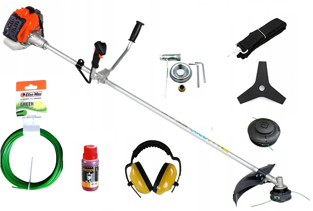 Kosa Spalinowa Oleo-mac BCH250T 1.4KM Bardzo Lekka +głowica+tarcza