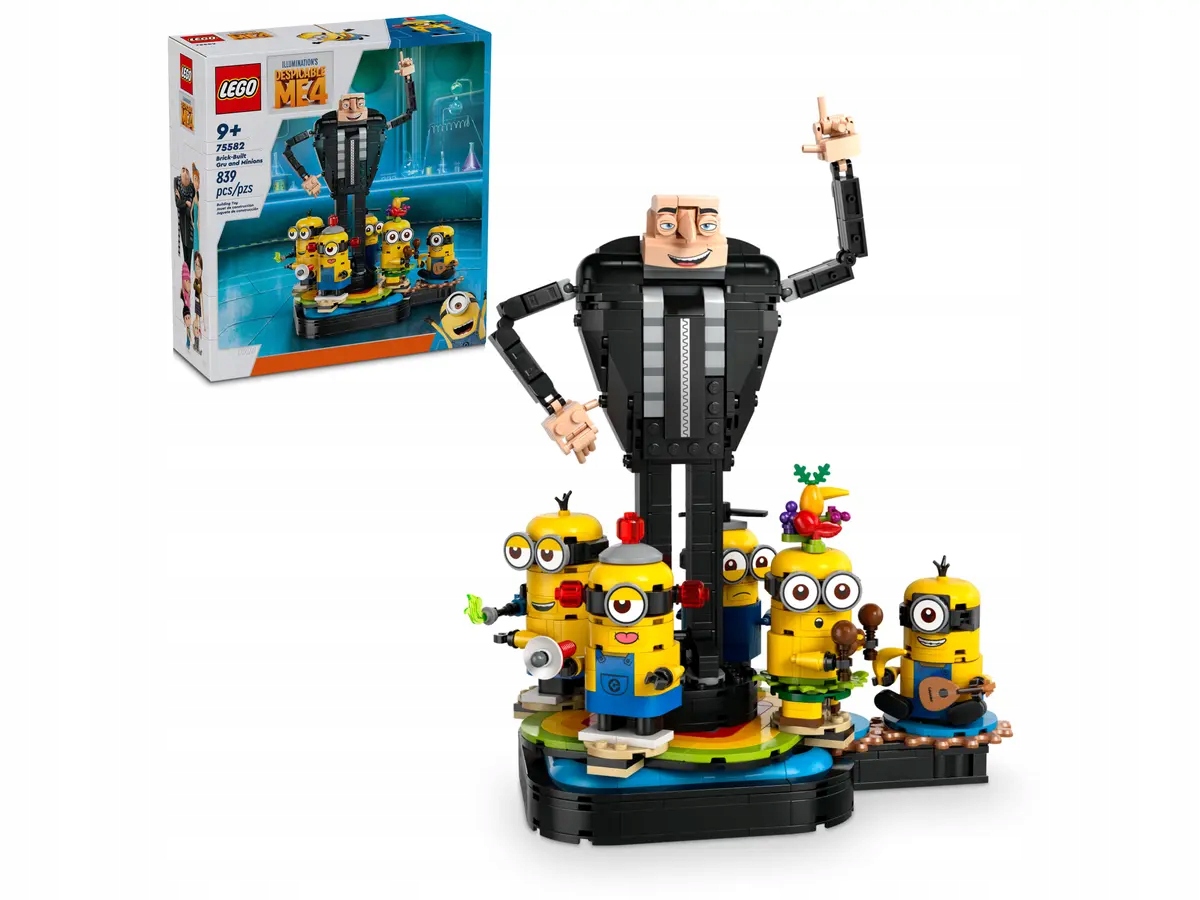 stavebnice Lego Despicable Me 4 75582 Gru a Mimoni z kostek