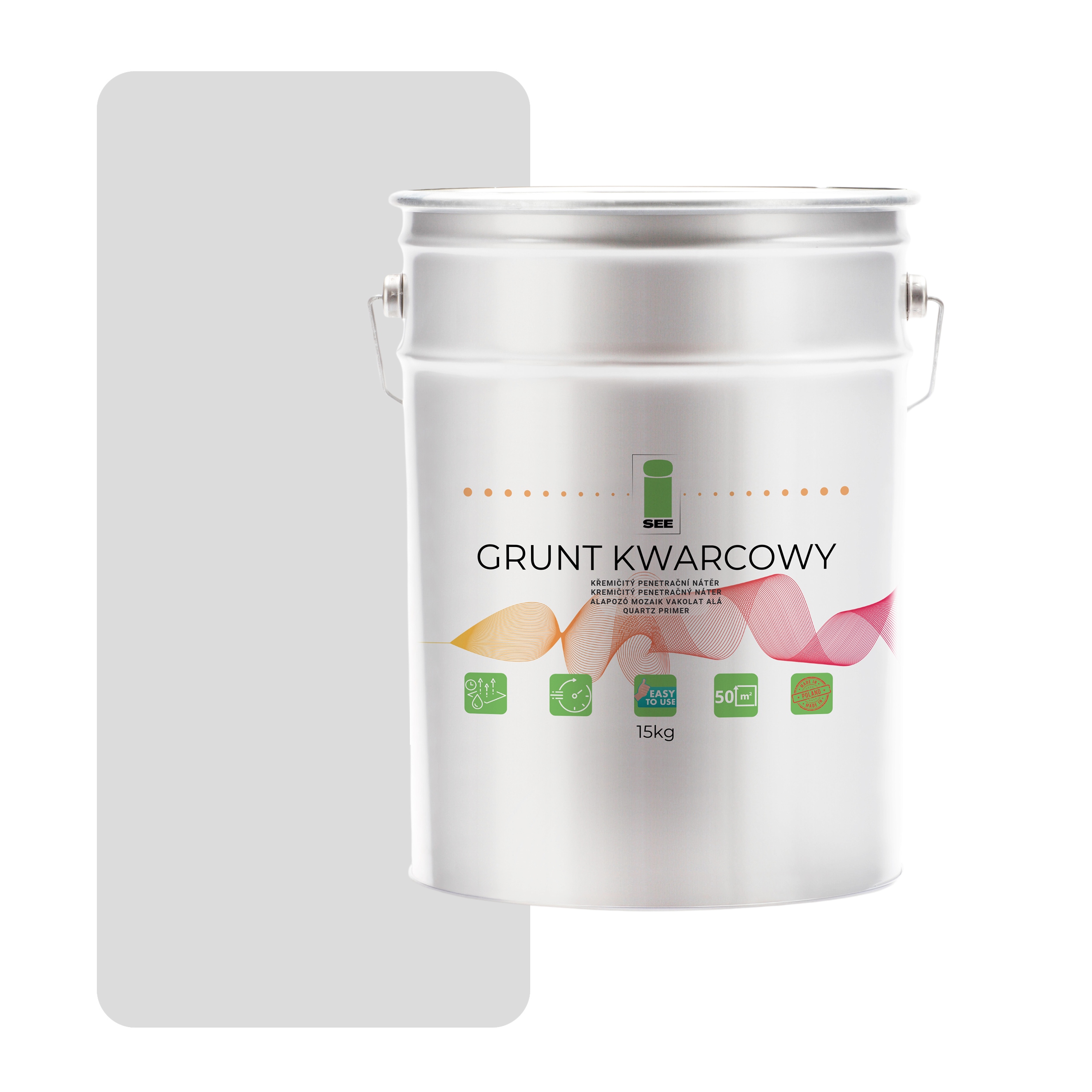 Křemenná Půda Pod Silikonovou Omítku 15 kg Bílá Lehce Šedá F251