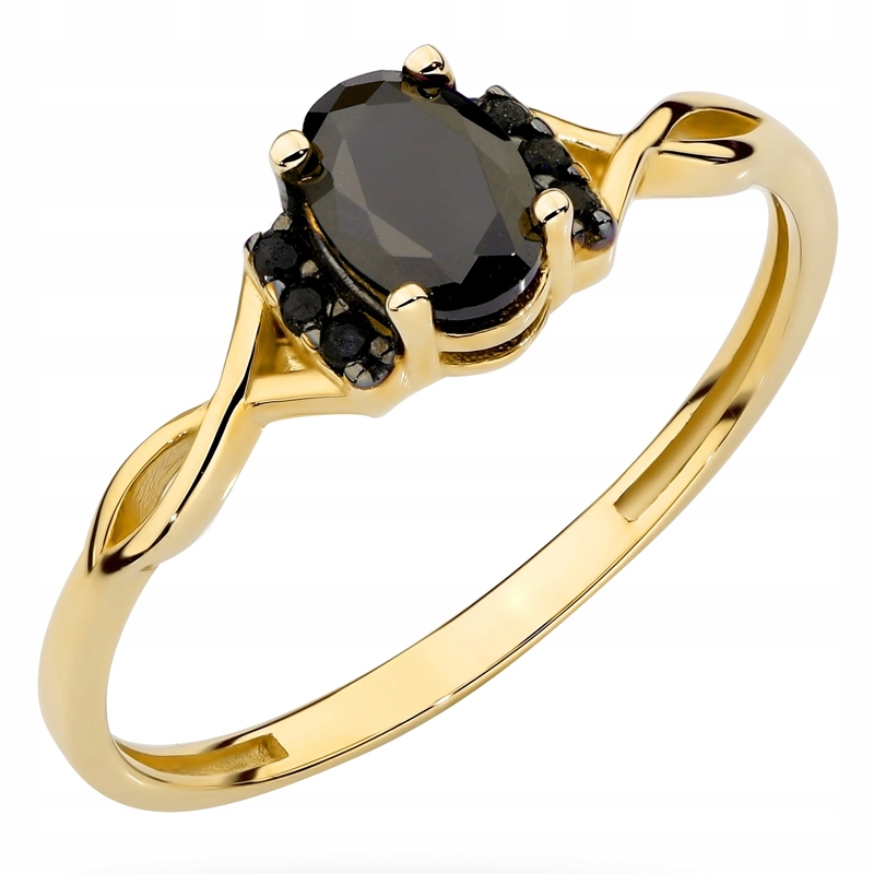 Zlatý Prstýnek pr. 585 14k Pletený s Zirkony vel.17