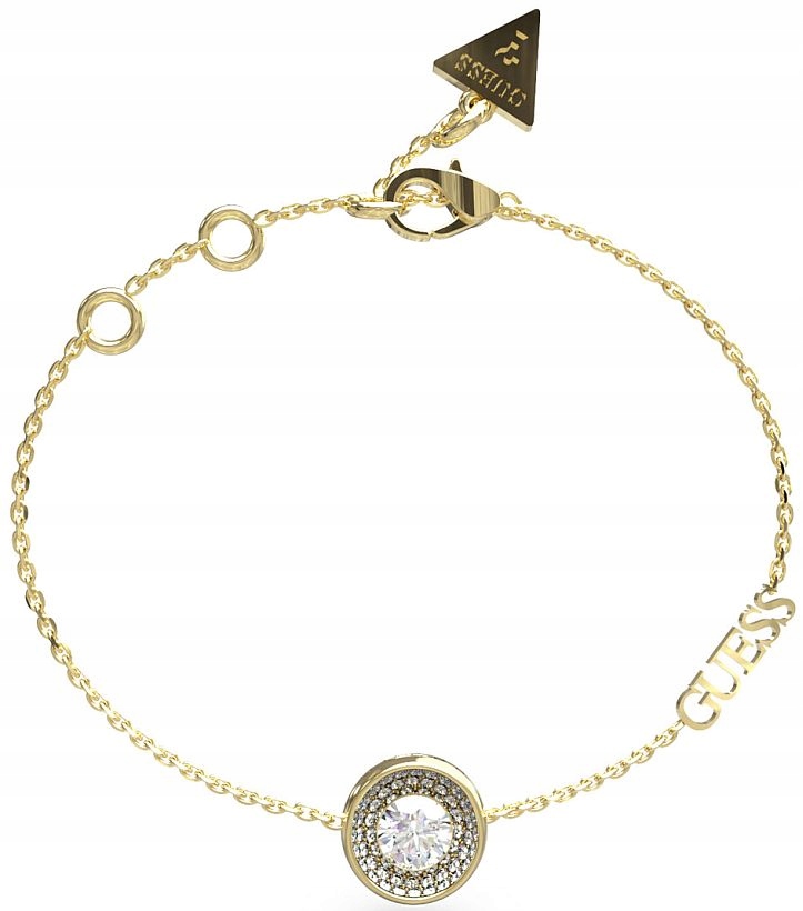 Dámský náramek Guess Unique Solitaire Kolečko Zirkony Ocel S
