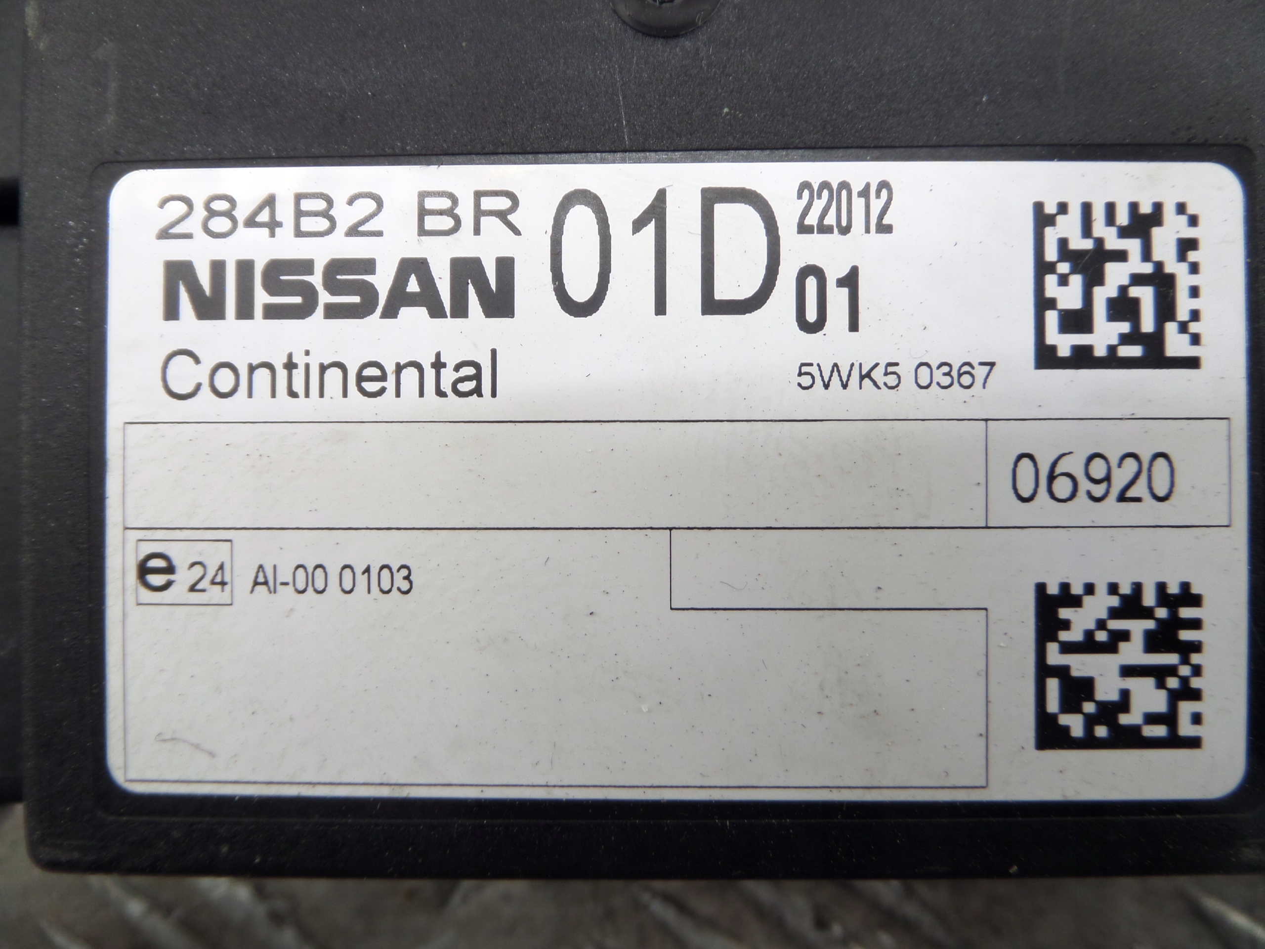 Unité commande confort 284B2BR01D QASHQAI J10 LIFT 09-13 BSI