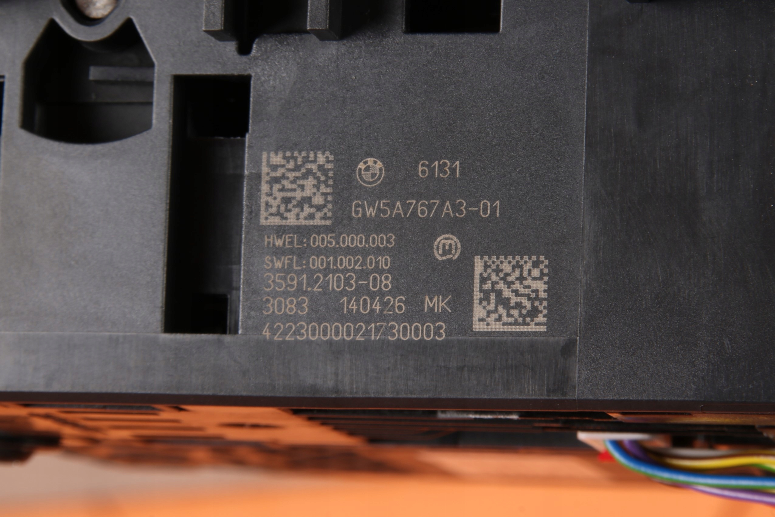 BMW 5' G60 G61 switch changes of the gear PANEL IDRIVE SZKLO 5A767A3 5A8FF84