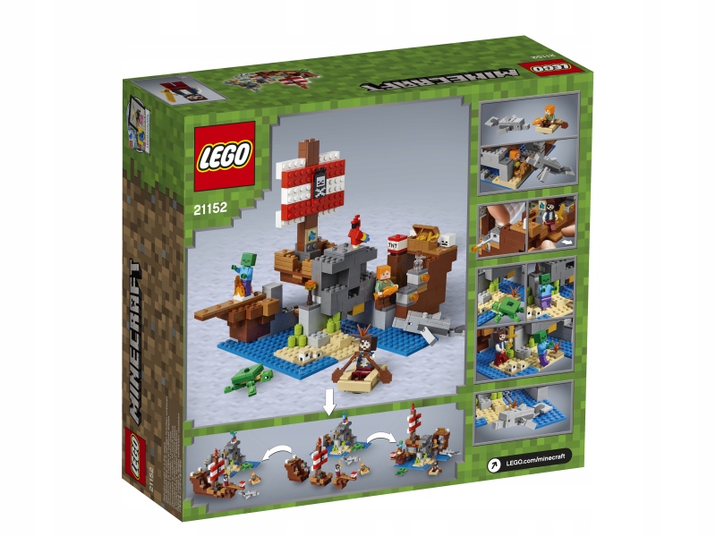 LEGO MINECRAFT 21152 Przygoda na statku Marka LEGO