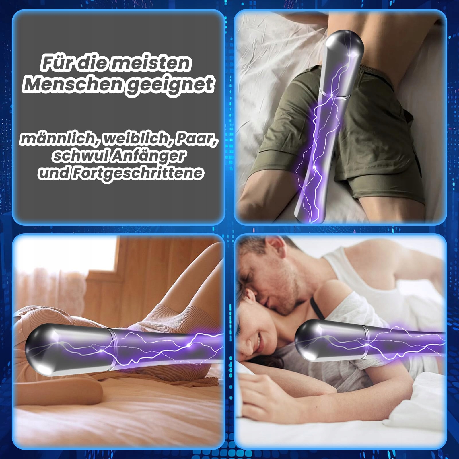 LYAMAIS Elektro Stymulator Prostaty Metalowy Plug Analny Zestaw SM — miniatura 4