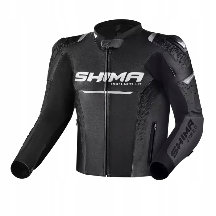 Dvojdielna motocyklová kombinéza Shima Str 2.0 Jkt Black 56