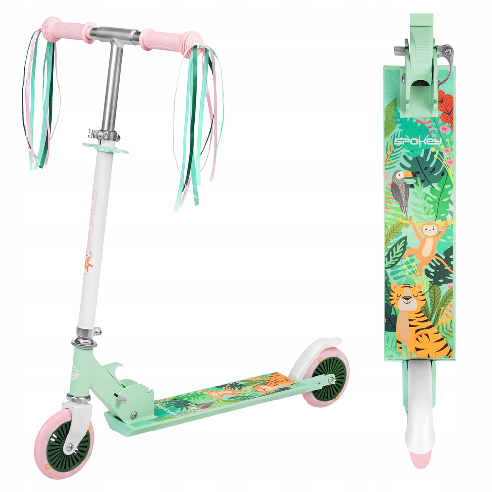 Spokey Dziecięca Hulajnoga Dwukołowa Rekreacyjna Regulowana Kierownica