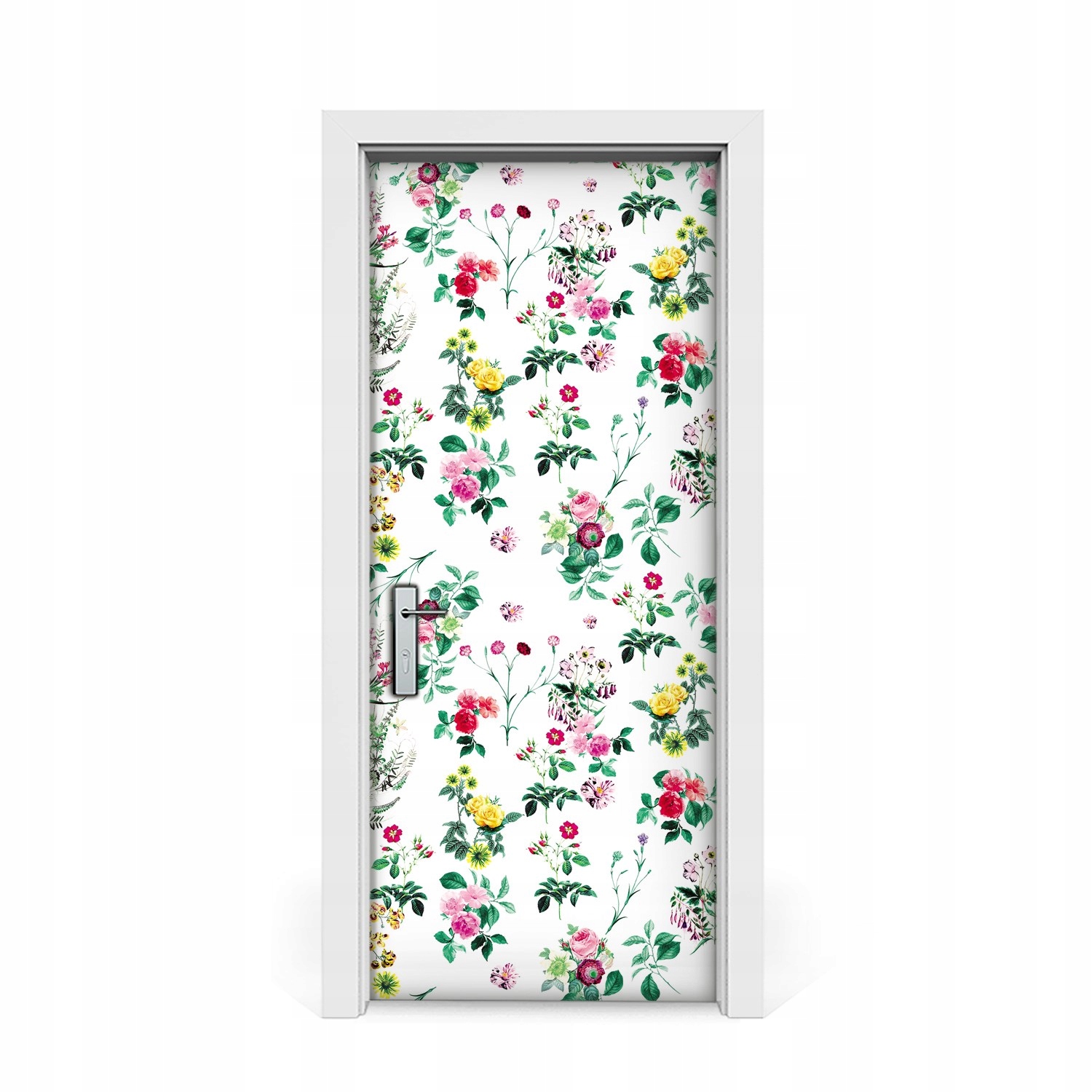 

Naklejka na drzwi Pole kolorowe kwiaty 85x205