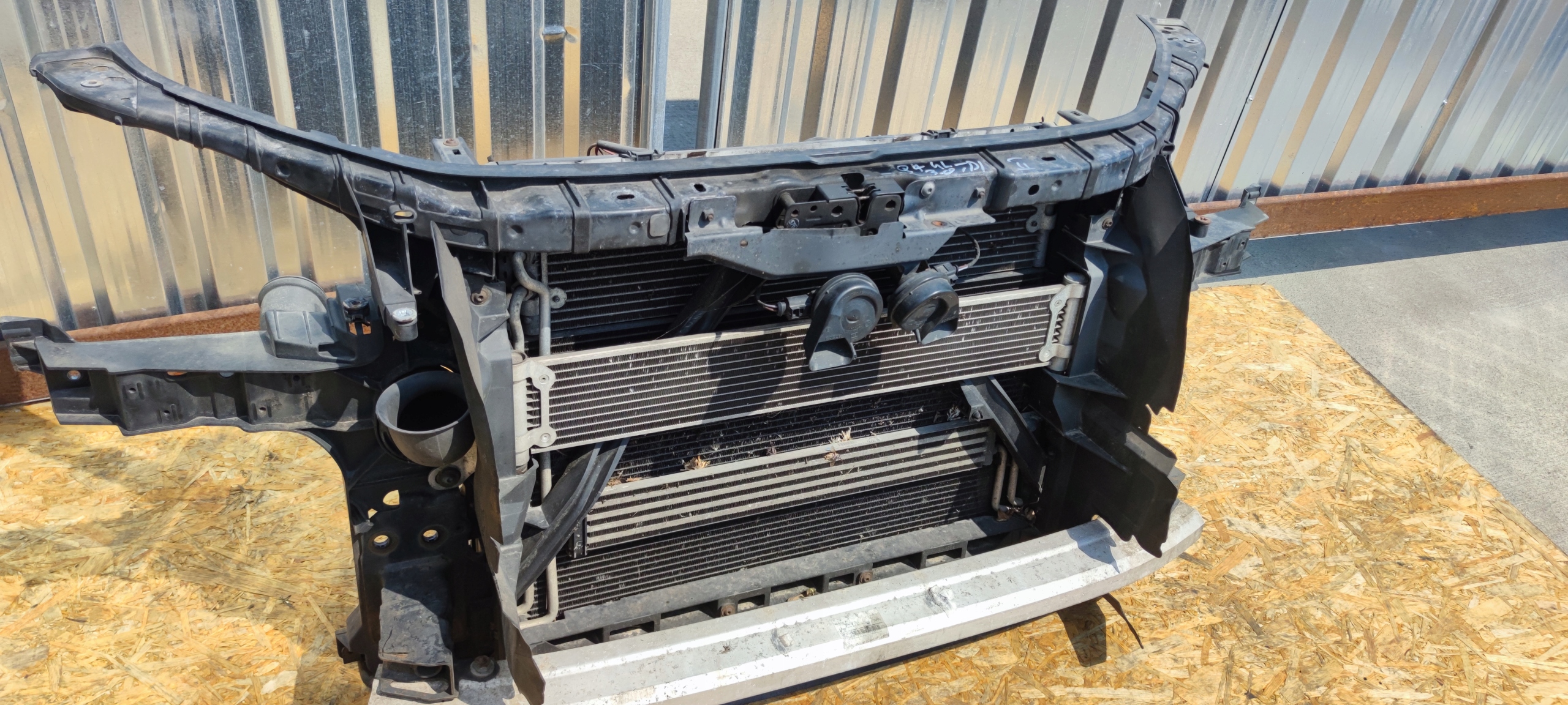 support panel for radiators complete AUDI Q7 4l 3.0 TDI KOMPLET 2