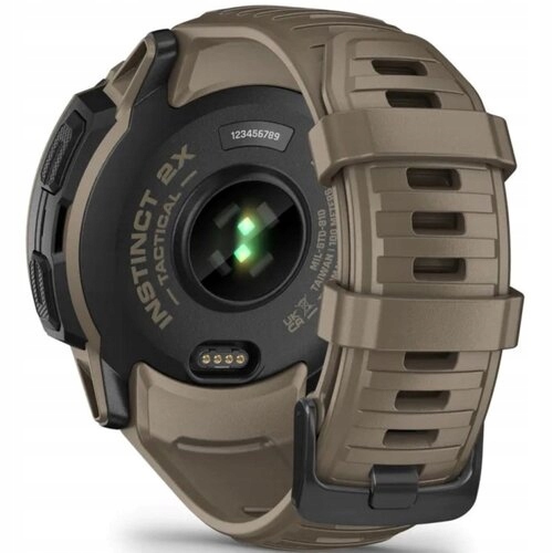  Garmin Instinct 2 Solar, Tactical-Edition, GPS Outdoor Watch,  Solar Charging Capabilities, Multi-GNSS Support, Tracback Routing, Coyote  Tan