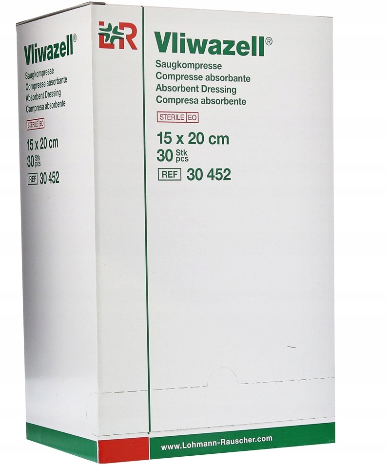 

L&r Vliwazell 15 x 20 cm 30szt. jałowy