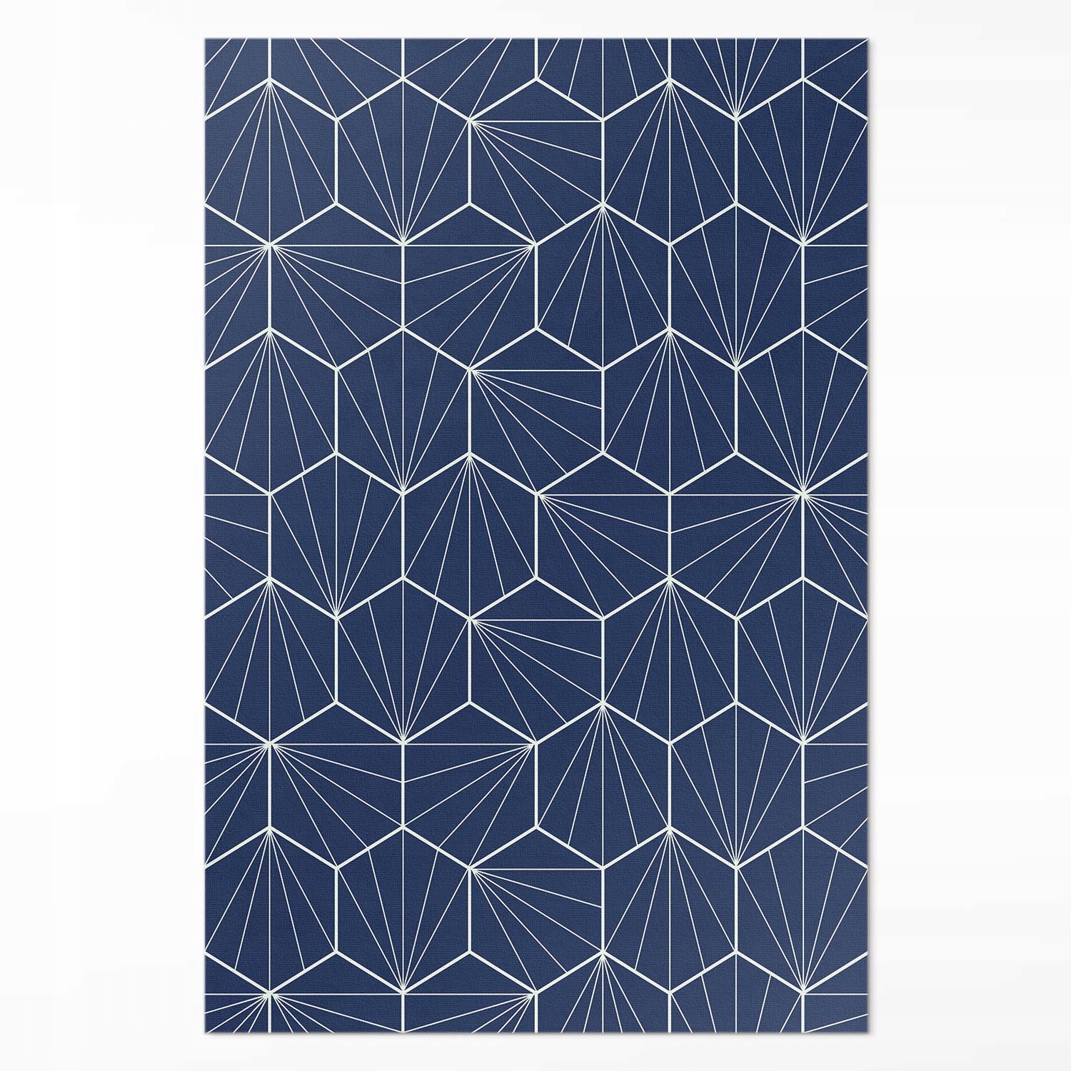 Koberec Dekorativní hexagony s lineárními vzory XXL 150 x 225 cm