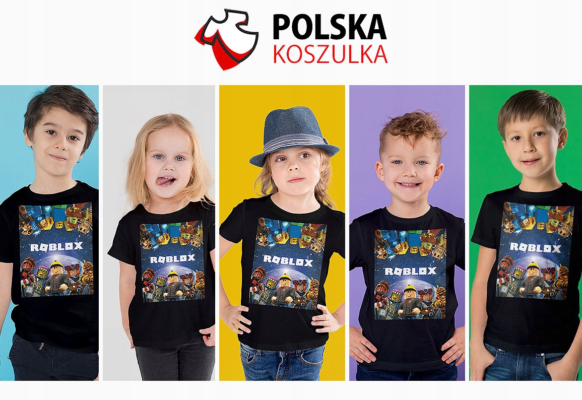 T-SHIRT KOSZULKA DLA DZIECKA ROBLOX 128 SUPER JAKOŚĆ Rodzaj gadżetu filmowy gamingowy książkowy, komiksowy muzyczny