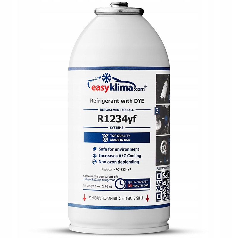 ZESTAW Czynnik chłodniczy R1234yf klimatyzacja Producent EasyKlima