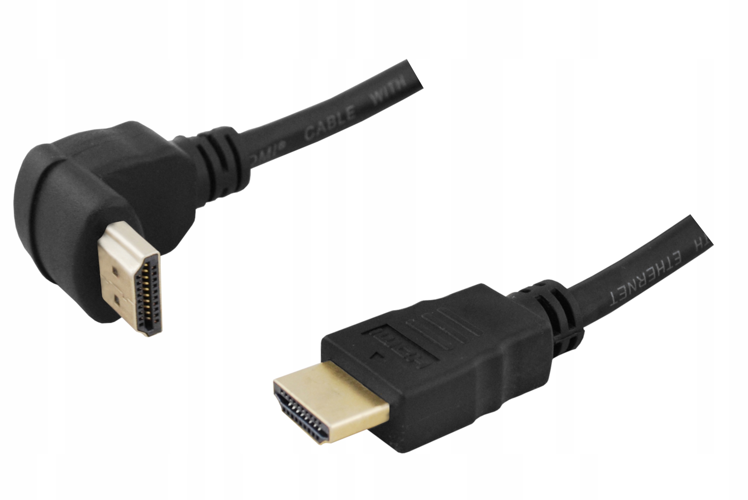 

Kabel Hdmi Wtyk Kątowy Hdmi Wtyk Prosty 1,5M Hq