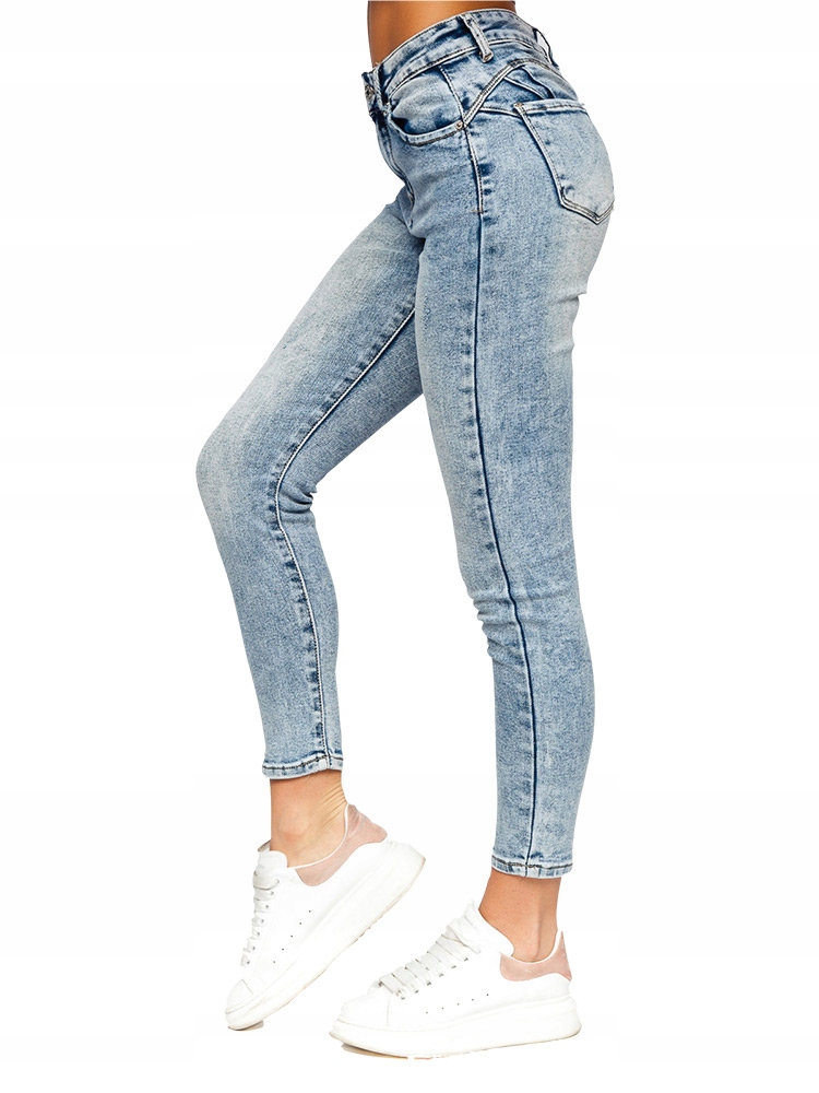 

Spodnie Damskie Jeansowe Niebieskie Y981 Denley_xl