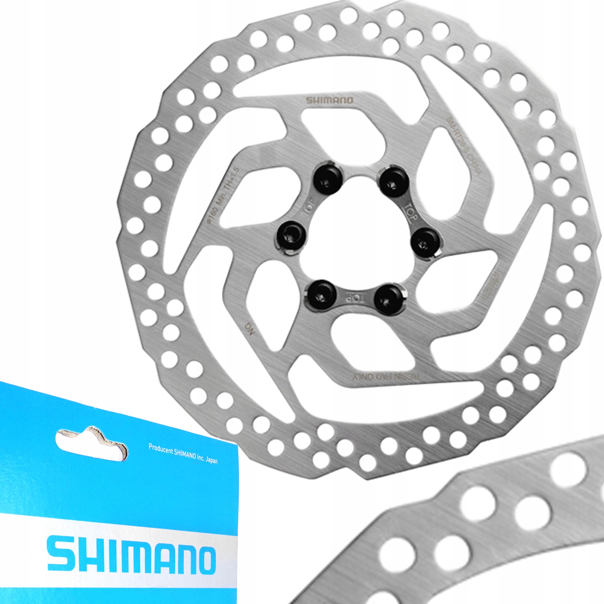 SHIMANO TARCZA HAMULCOWA SM-RT26 160mm ORYGINAŁ BOX