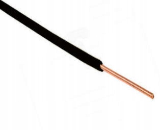 PRZEWÓD DRUT INSTALACYJNY H07V-U DY 4mm2 CZARNY 1m