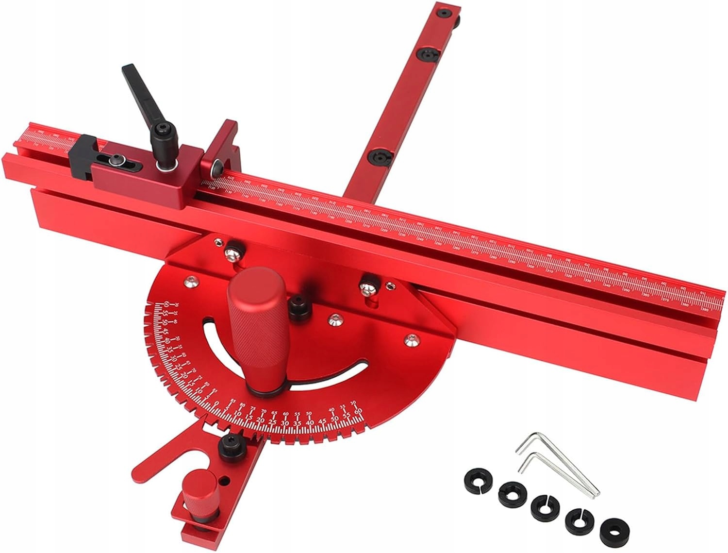 Omezovač Pro Stolní Pilu 0-60° – Nástroj Pro Úhlové Řezání, Úhloměr