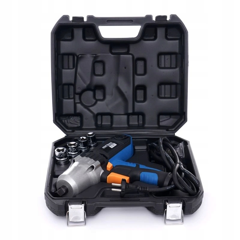 Kraft&Dele KD1796 1/2" elektrický rázový uťahovák so 4 nástavcami