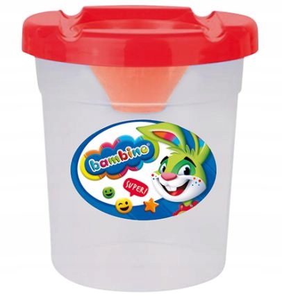 

Kubek do płukania pędzli Bambino z blokadą wylania