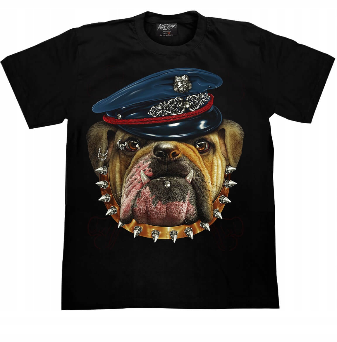 

Koszulka 3D Pies Buldog Rock Chang 3D45 M