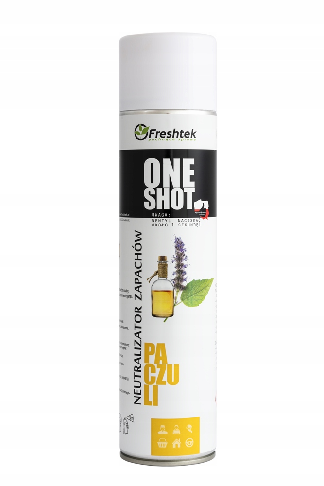ONE SHOT NEUTRALIZATOR ZAPACHÓW PACZULI FRESHTEK