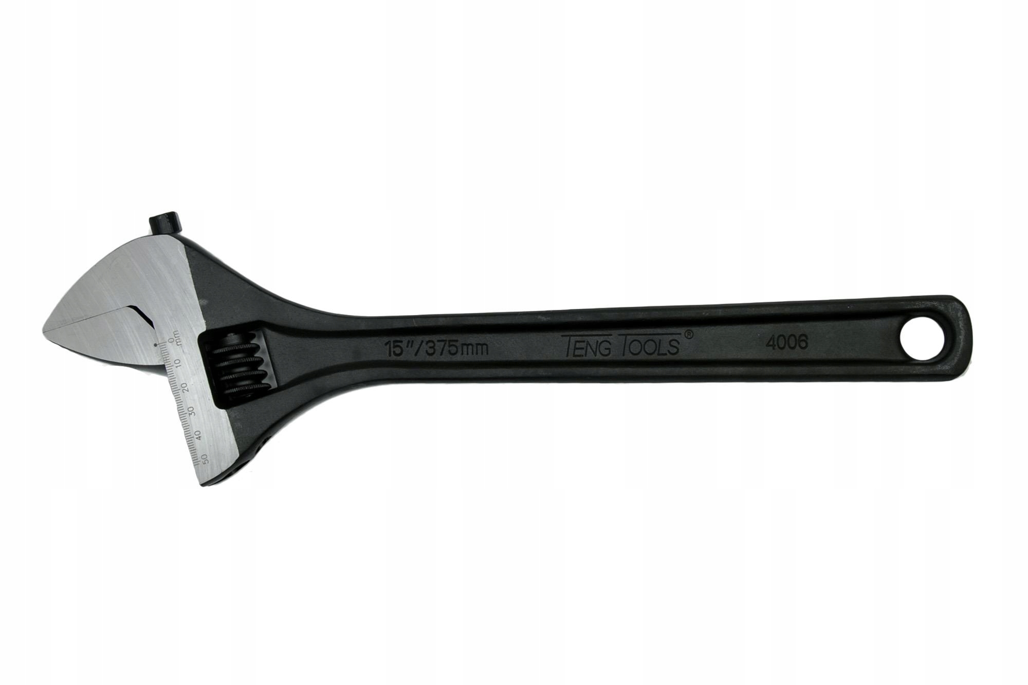 Nastaviteľný kľúč s meracou stupnicou na čeľusti Teng Tools 375 mm