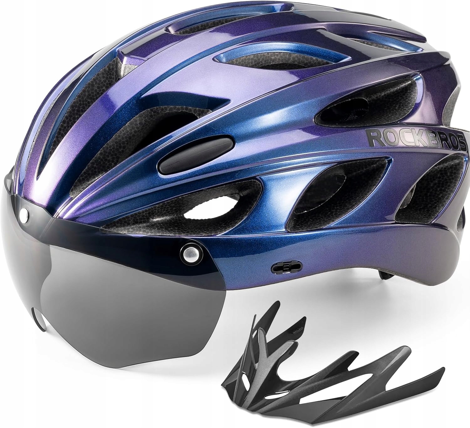 Rockbros cyklistická přilba TT-16-CB fialová (58-61 cm)